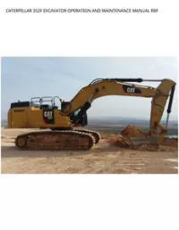 CATERPILLAR 352F EXCAVATOR OPERATION AND MAINTENANCE MANUAL RBF preview