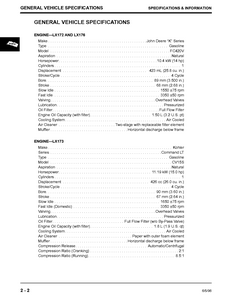 John Deere LX188 manual pdf