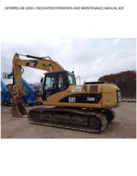 CATERPILLAR 320D L EXCAVATOR OPERATION AND MAINTENANCE MANUAL KZF preview