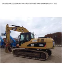 CATERPILLAR 320D L EXCAVATOR OPERATION AND MAINTENANCE MANUAL MGG preview