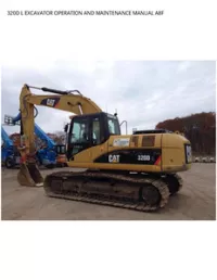 320D L EXCAVATOR OPERATION AND MAINTENANCE MANUAL A8F preview