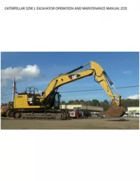 CATERPILLAR 329E L EXCAVATOR OPERATION AND MAINTENANCE MANUAL ZCD preview