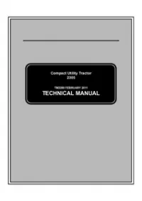 John Deere 2305 Compact Utility Tractor Service Manual -TM2289 preview
