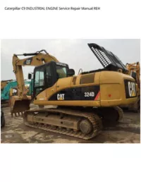 Caterpillar C9 INDUSTRIAL ENGINE Service Repair Manual REH preview