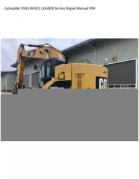 Caterpillar 950G WHEEL LOADER Service Repair Manual 5FW preview