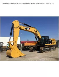 CATERPILLAR 349D2 L EXCAVATOR OPERATION AND MAINTENANCE MANUAL CE4 preview