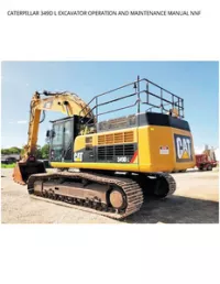 CATERPILLAR 349D L EXCAVATOR OPERATION AND MAINTENANCE MANUAL NNF preview