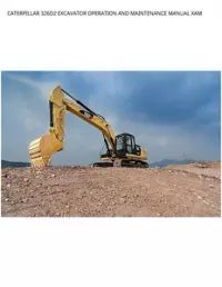 CATERPILLAR 326D2 EXCAVATOR OPERATION AND MAINTENANCE MANUAL XAM preview