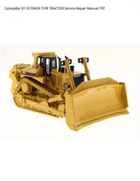 Caterpillar D11R TRACK-TYPE TRACTOR Service Repair Manual 7PZ preview