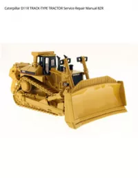 Caterpillar D11R TRACK-TYPE TRACTOR Service Repair Manual 8ZR preview