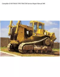 Caterpillar D10R TRACK-TYPE TRACTOR Service Repair Manual 3KR preview