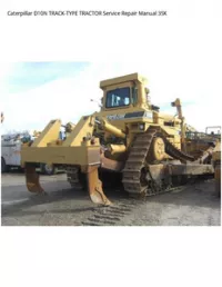 Caterpillar D10N TRACK-TYPE TRACTOR Service Repair Manual 3SK preview