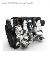 Caterpillar C7 MARINE ENGINE Service Repair Manual C7X preview