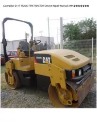 Caterpillar D11T TRACK-TYPE TRACTOR Service Repair Manual AMA preview