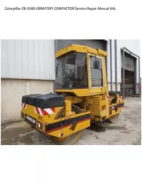 Caterpillar CB-434B VIBRATORY COMPACTOR Service Repair Manual 6AL preview