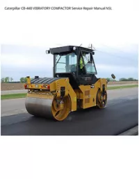 Caterpillar CB-44B VIBRATORY COMPACTOR Service Repair Manual NSL preview