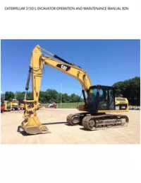 CATERPILLAR 315D L EXCAVATOR OPERATION AND MAINTENANCE MANUAL BZN preview