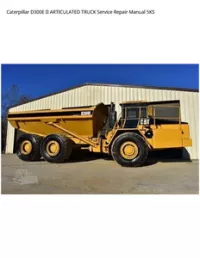 Caterpillar D300E II ARTICULATED TRUCK Service Repair Manual 5KS preview