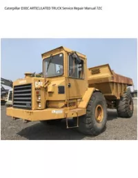 Caterpillar D30C ARTICULATED TRUCK Service Repair Manual 7ZC preview