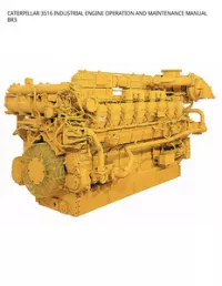 CATERPILLAR 3516 INDUSTRIAL ENGINE OPERATION AND MAINTENANCE MANUAL BR3 preview