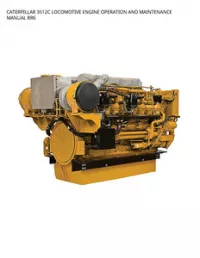 CATERPILLAR 3512C LOCOMOTIVE ENGINE OPERATION AND MAINTENANCE MANUAL RR6 preview