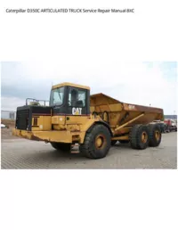 Caterpillar D350C ARTICULATED TRUCK Service Repair Manual 8XC preview