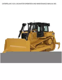 CATERPILLAR 312D L EXCAVATOR OPERATION AND MAINTENANCE MANUAL KES preview