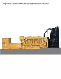 Caterpillar CP-323 VIBRATORY COMPACTOR Service Repair Manual 6JD preview