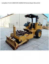 Caterpillar CP-323C VIBRATORY COMPACTOR Service Repair Manual EAS preview