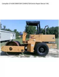 Caterpillar CP-433B VIBRATORY COMPACTOR Service Repair Manual 1MG preview