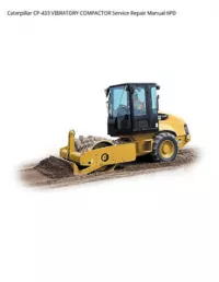 Caterpillar CP-433 VIBRATORY COMPACTOR Service Repair Manual 6PD preview