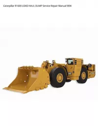 Caterpillar R1600 LOAD HAUL DUMP Service Repair Manual 9EW preview