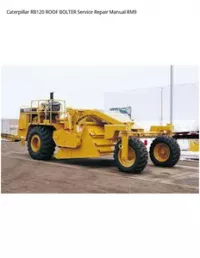 Caterpillar RB120 ROOF BOLTER Service Repair Manual RM9 preview