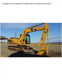 Caterpillar CP-533E VIBRATORY COMPACTOR Service Repair Manual ASM preview