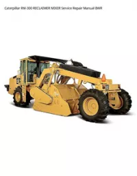 Caterpillar RM-300 RECLAIMER MIXER Service Repair Manual BWR preview