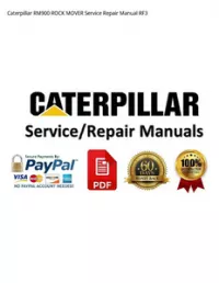 Caterpillar RM900 ROCK MOVER Service Repair Manual RF3 preview