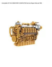 Caterpillar CP-553 VIBRATORY COMPACTOR Service Repair Manual 7BD preview