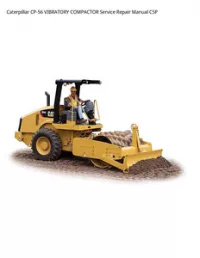 Caterpillar CP-56 VIBRATORY COMPACTOR Service Repair Manual C5P preview