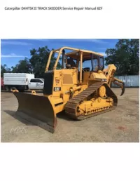 Caterpillar D4HTSK II TRACK SKIDDER Service Repair Manual 8ZF preview