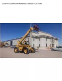 Caterpillar RTC60 TELEHANDLER Service Repair Manual 5PF preview