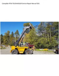 Caterpillar RT60 TELEHANDLER Service Repair Manual 5DG preview