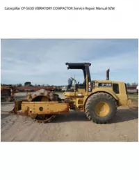 Caterpillar CP-563D VIBRATORY COMPACTOR Service Repair Manual 9ZW preview