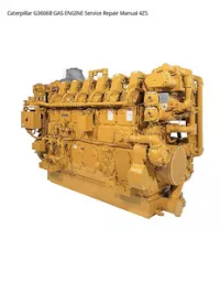 Caterpillar G3606B GAS ENGINE Service Repair Manual 4ZS preview