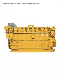 Caterpillar G3608 GAS ENGINE Service Repair Manual 4WF preview