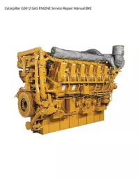 Caterpillar G3612 GAS ENGINE Service Repair Manual BKE preview