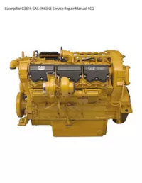Caterpillar G3616 GAS ENGINE Service Repair Manual 4CG preview