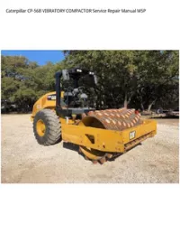 Caterpillar CP-56B VIBRATORY COMPACTOR Service Repair Manual M5P preview