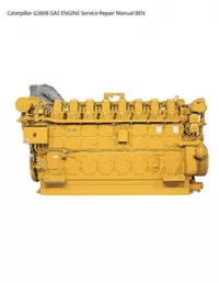Caterpillar G3608 GAS ENGINE Service Repair Manual BEN preview
