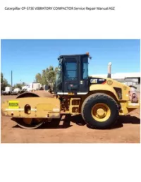 Caterpillar CP-573E VIBRATORY COMPACTOR Service Repair Manual ASZ preview