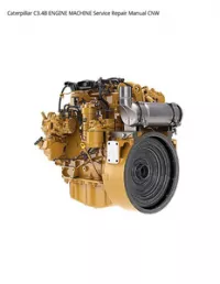 Caterpillar C3.4B ENGINE MACHINE Service Repair Manual CNW preview